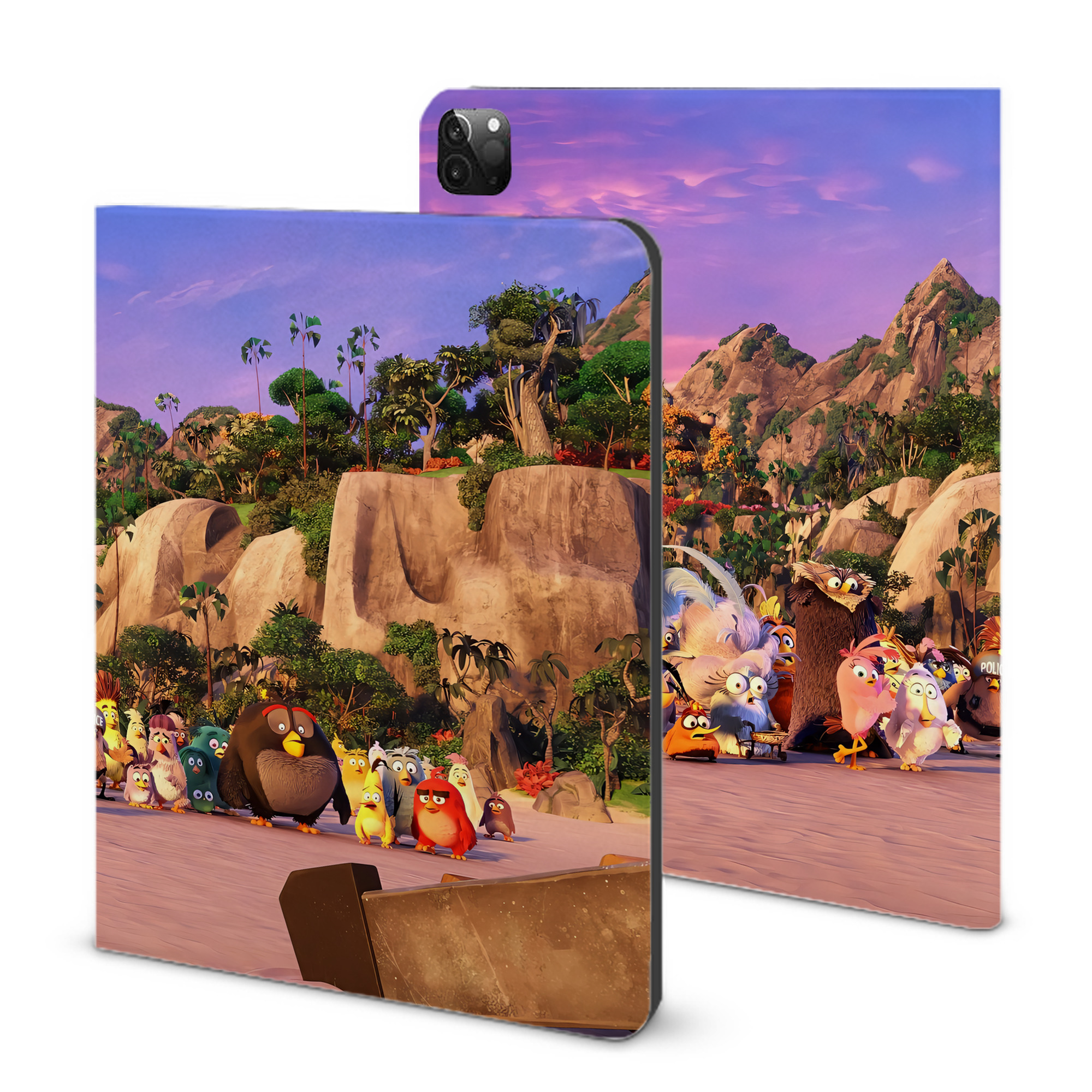 （画像用） Angry Birds アングリーバード IPadケース ペンホルダー付き ブックスタイルデザイン